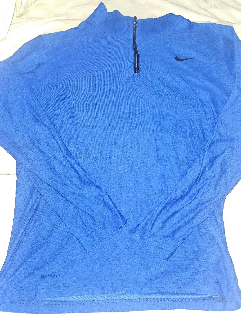 Nike Blue Dri-FIT Men's Quarter-Zip Pullover